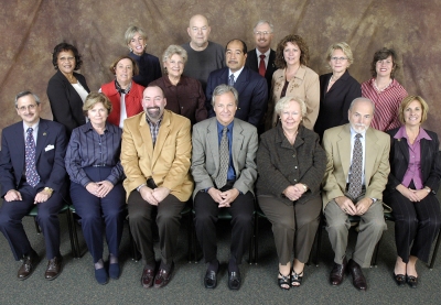 Directors for the CSM Foundation board include, front from left, CSM President and foundation Secretary-Treasurer Bradley Gottfried, Second Vice Chair Sally Grainger, First Vice Chair Don Parsons, CSM Foundation Chair Mike Besche, Rhokey Millham, Clair Tweedie, and CSM Executive Director of Advancement Michelle Goodwin; middle from left, Casey Smith, Marjorie Mayer, Evie Hungerford, Steve Proctor, Suzanne Wible, Kate Winn and Carrie Polk; and rear from left, Robbie Loker, Donnie Cox and Gregory Cockerham. Photo courtesy of CSM.
