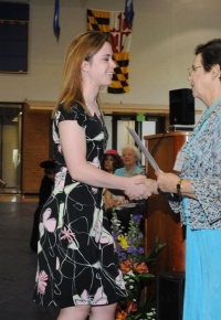 Kali Noelle Gates was awarded the St. Mary's County Garden Club Scholarship in Environmental Studies.
