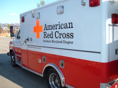 The So. Md. Red Cross Hambulance is a donated ambulance that has been retrofitted to provide emergency radio communications. (Submitted photo)