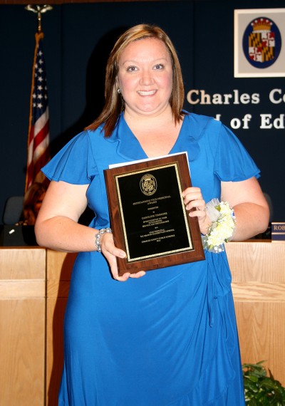 Caroline Timmons is the 2012 Charles County Public Schools Vice Principal of the Year.