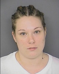 Nicole Ann Kelly, 26 of Leonardtown, Md. Arrest photo.