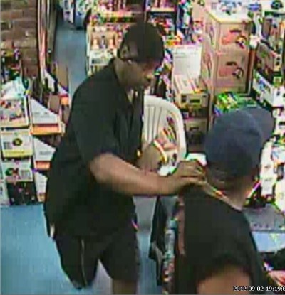 One of two suspects in the robbery of an Indian Head liquor store on Sept. 2.