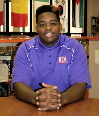 Na’Ty Rodgers, senior at Maurice J. McDonough High School.