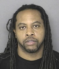James Kenneth Clay, Jr., age 35 of no fixed address. Arrested for murder. Arrest photo.