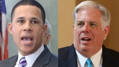 Anthony Brown and Larry Hogan, Jr.