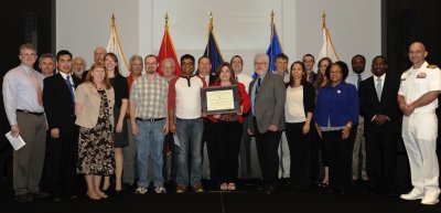 The Littoral Combat Ship Combat System Engineering Team received the award of merit for group achievement for their support to USS Independence (LCS 2) and USS Fort Worth (LCS 3).