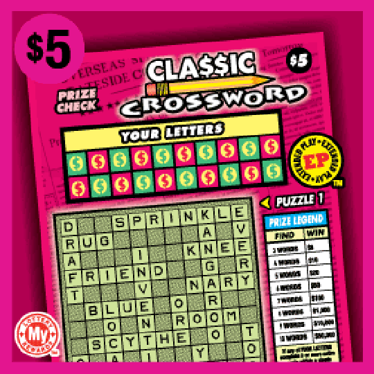 The 61-year-old Mechanicsville woman won the $50,000 playing the Classic Crossword scratch-off game.