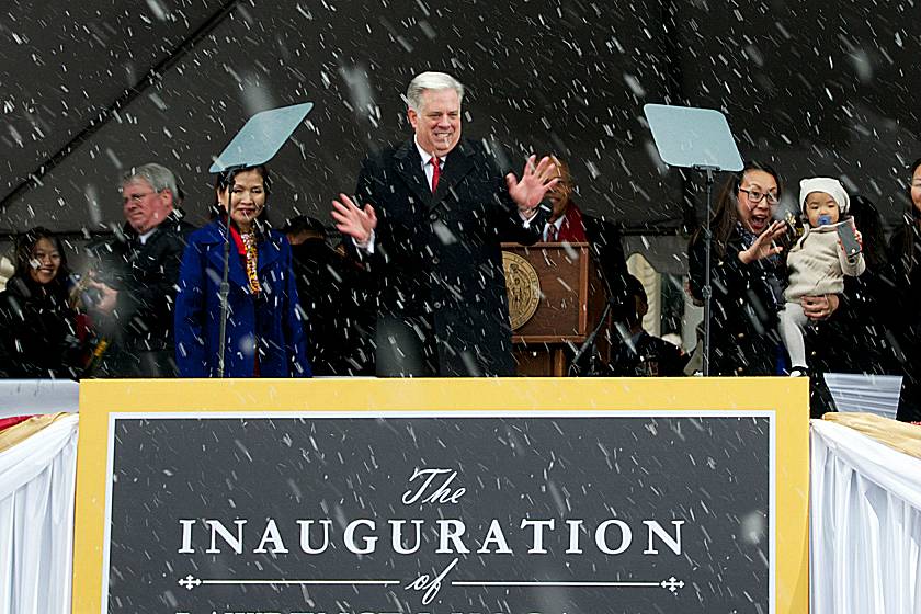 Gov. Larry Hogan during his inauguration. (Photo: MarylandReporter.com)