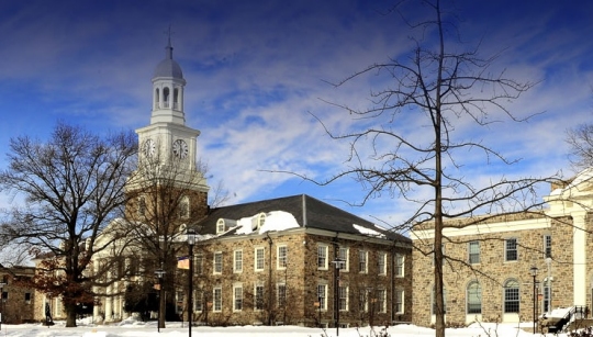 Morgan State University in snow. (Photo: MarylandReporter.com)