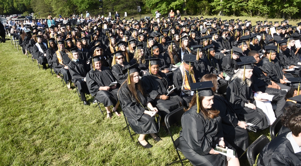 The College of Southern Maryland celebrated 560 candidates for 882 degrees and certificates during its 57th spring commencement ceremony held May 19 at the La Plata Campus. (Photo courtesy of CSM)