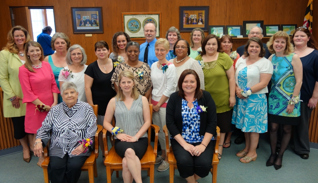 The Volunteer of the Year recognition program for Calvert County Public Schools was held during the meeting of the Board of Education on Thursday, May 26.