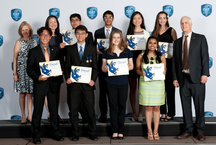 Eight students from around the country, including Jonathan Yu, Great Mills High School, received full, four-year, scholarships to Drexel University.