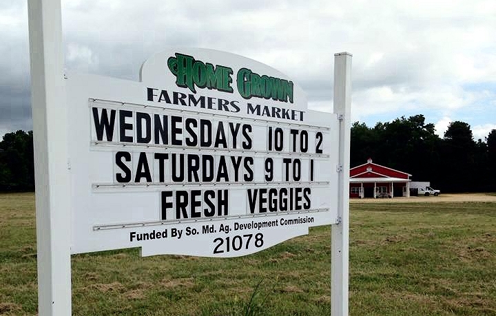 Homegrown Farmers Market in Lexington Park is seen in the background. (Photo: @homegrownfarmmarket on Facebook)