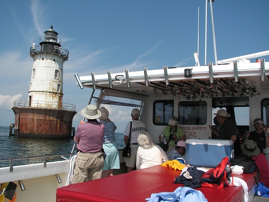 The "Keepers of the Light" Road Scholar program includes 5 nights of accommodations, 14 meals, 8 expert-led lectures, 7 field trips, 2 hands-on experiences, plus one full day on the Chesapeake Bay learning about lighthouse styles and taking pictures.