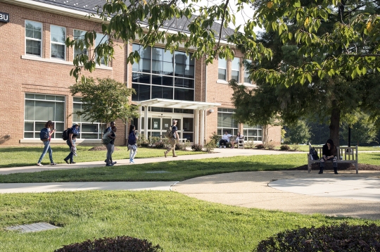 The College of Southern Maryland (CSM) has released its dean's list for the fall semester. Students who have earned 12 or more credits at CSM are eligible to be considered for the dean's list. Shown here, CSM students head to class at the beginning of the fall semester.