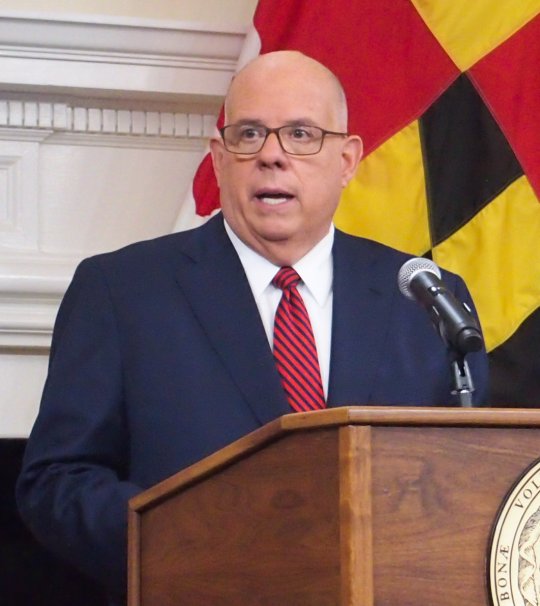 Gov. Hogan addresses Maryland in the governor's reception room on Sept. 8, 2021. (Photo: Rachel Logan)