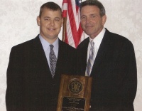 Charles County Sheriff’s Office Auto Theft Detective Charles Baker was recognized as a Maryland Sheriff’s Association’s Deputy of the Year at a banquet held in Ocean City in October.