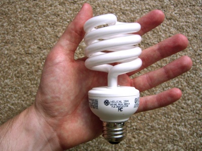 Energy efficient compact fluorescent light bulbs (CFLs) are taking the world by storm. But can they cause headaches due to flickering? Most experts say no: Unlike the older long tube fluorescent lights, the flicker rate of the new CFLs is way too fast for the human eye or brain to detect." (Photo: armisteadbooker, courtesy Flickr) 