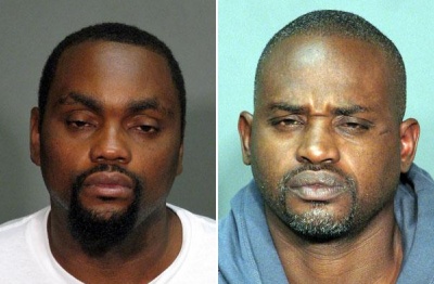 Joseph Franklin Brown, 35, and William Cordell Johnson, 37, were arrested Friday by the Raleigh, N.C. Police Department after being tipped off by detectives from St. Mary's County BCI. (Raleigh Arrest Photos)