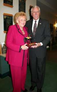 Bobbie Baldus and Steny Hoyer.