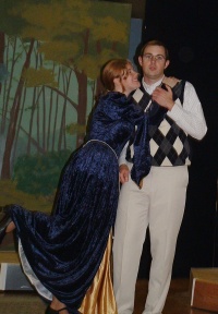 Catherine Di Cristifaro as Lydia Lansing and Andrew Pollard as Daryl.