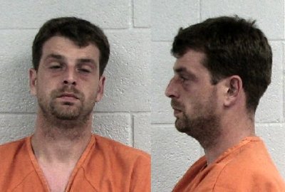 Erik Michael Baker, 27 of Lusby, was charged with armed robbery and theft under $1000 as well as numerous traffic violations in connection with the June 6 robbery of the Citgo in Solomons. (Arrest photo)