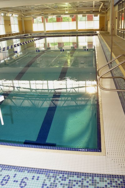 Swimming pools at the new Wellness and Aquatics Center on the Leonardtown campus of CSM. (Submitted photo)