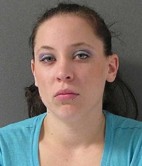 Christine Marie Bowersox, 20, of Lusby, Md. Arrest photo.