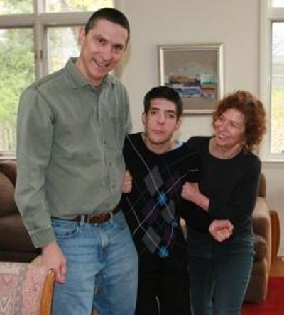 Andrew Mitz, David Mitz and Carol Fried.