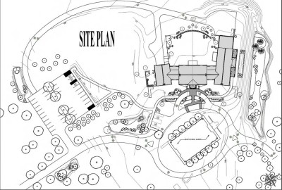 The front elevation and site plan for the new University House which will house the University of Maryland's president. The $7.2 million slated for the project is being provided by private funds raised by the University of Maryland’s College Park Foundation. The facility will sit on state-owned property at the university. (Image source: University of Maryland’s College Park Foundation)