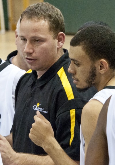 CSM Men’s Basketball Head Coach Alan Hoyt (at left) was named Coach of the Year by the Maryland Junior College (MDJUCO) Athletic Coaches Association.