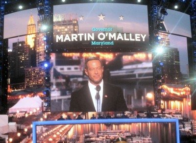 Gov. Martin OMalley delivers primetime convention speech. (Photo: MarylandReporter.com)