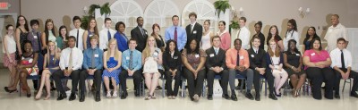 Greater Waldorf Jaycees/CSM Foundation Scholarship Award recipients for the 2013-14 academic year included, first row from left, Sarah Adeyanju, Hannah Berres, Anthony Day, Eric Erion, Kelly Flaherty, Grant Homan, Selaina Hopkins, Erica Hull, Monique Jackson, Darrien Kristiansen, Quincy Lawanson, Brian Linder, Mia McCaslin, Priscilla Offei, Carly Penny and Hunter Rolfs; and second row from left, Ashley Rye, Anastasia Saldana, Jan Christian Santos, Joelle Sherman, Kathryn Sine, Allen Tengco, Alexandra Toribio, Justin Wade, Hailey Allen, Felix Bailey, Alexandra Bush, Adam Chambers, Dustin Cox, Carley Flowers, Rabbia Hasan, William Hennessy, Ayana McWillis, Jessica Morales, Amber Nelson, Asia Portlock and Dominique Wilson.