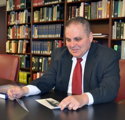 Richard Schwartz, fascinated by meteorology since he was a child, did more than 100 interviews and worked for seven years on his book "Hurricanes and the Middle Atlantic States." (Photo: Lauren Redding)