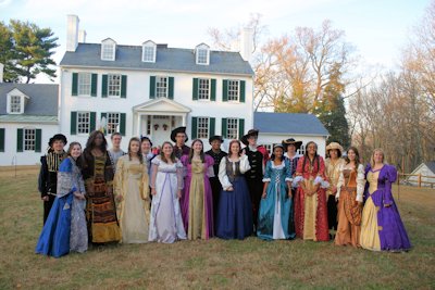 The McDonough High School Madrigal Lords and Ladies.