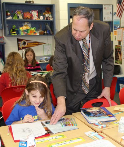 T.C. Martin Elementary School Principal Greg Miller was named an Outstanding Educator – School Administrator award recipient by the Maryland Advisory Council for Gifted and Talented Education for his support of gifted education.