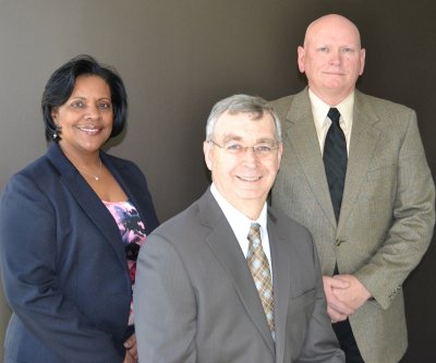 SMECO's newly appointed vice presidents, from left, Rose Pickeral-Brown, Eugene Bradford, and William Lawman.