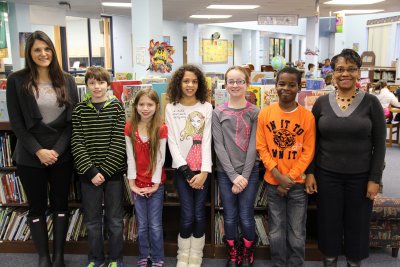 Pictured is the Mustangs team from Malcolm Elementary School. The team won fifth place overall in the 2013 Southern Maryland Elementary School Knowledge Bowl and second place among 17 Charles County teams. Pictured, from left to right are Dana Moyer, gifted education resource teacher and team coach; Students Matthew Markley, Tananda Haulley, Kylie Bell, Larissa Simonds and Amir Moore; and Malcolm Principal Wilhelmina Pugh.