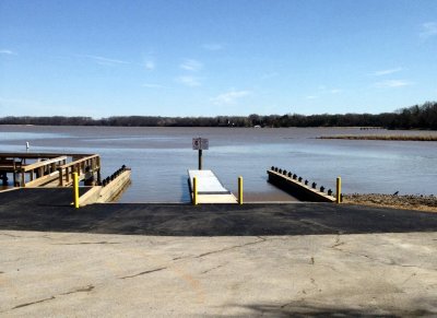 Friendship Farm Park facility before (top) and after. (Photos: Md. DNR)