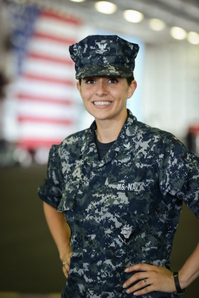 Petty Officer Michelle Gray, from Lusby, Md., serves aboard USS Harry S. Truman.