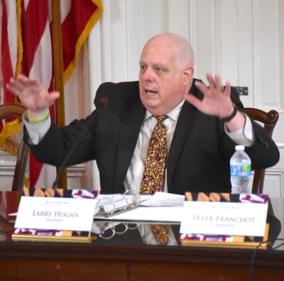 Gov. Larry Hogan announces Regulatory Reform Commission Report. (Photo by Governor's Office)