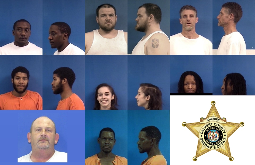 Top row: Brian Bynum, Brian Newman, Harvey Crone. Middle row: Jamar Hammond, Megan Perez, Shahidah Brewington. Bottom row: Norman Mcdonald, Walter Brown. (Arrest photos.)