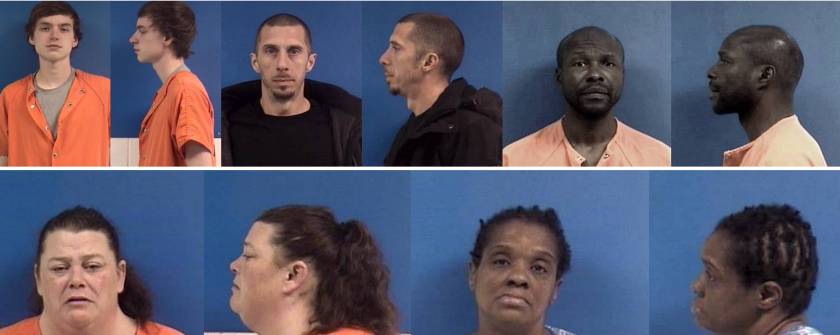 Top row: Bailey Walden, 19, of Dunkirk; Thomas Roy Endal, 33, of Crofton; Lloyd Hill, 49, of Washington, DC. Bottom row: Deborah Blevins, 45, of Chesapeake Beach; and Regina Wanzor, 49, of Washington, DC.