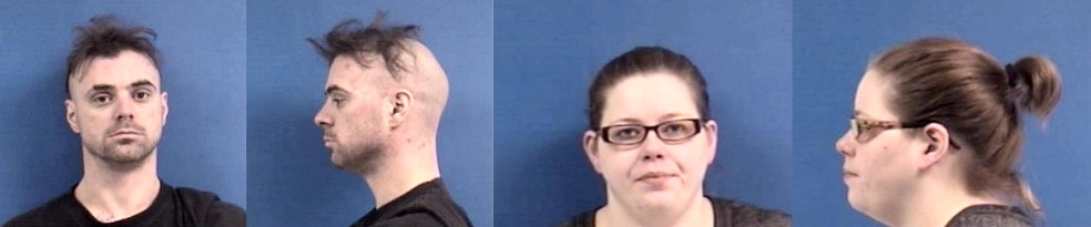 Eric Scott Woomer, 31, and Holly Elizabeth Parks, 25, both from Chesapeake Beach, were charged with possession and distribution of heroin.