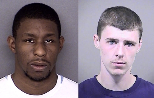 Lavonte Devow King, 24, of Lexington Park and Brandon Lowell Stump, 23, of Mechanicsville.