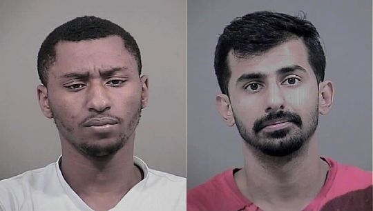William Timothy Franklin and Jasminder Sethi, age 26, both of Waldorf, Md. (Booking photos Charles County Sheriff’s Office)