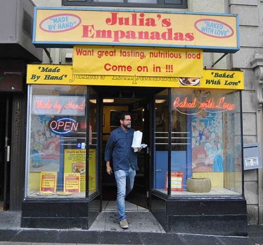 Julie's Empanadas is a Dupont Circle staple for late-night cheap eats. From Tuesdays to Fridays, you can get a fresh, hand-made empanada until 2 a.m. (Photo: Alana Pedalino)