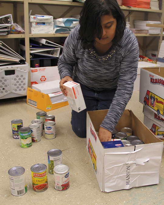 Yachi Madaan, a John Hanson Middle School seventh grader. The school is located in Waldorf, Charles County.