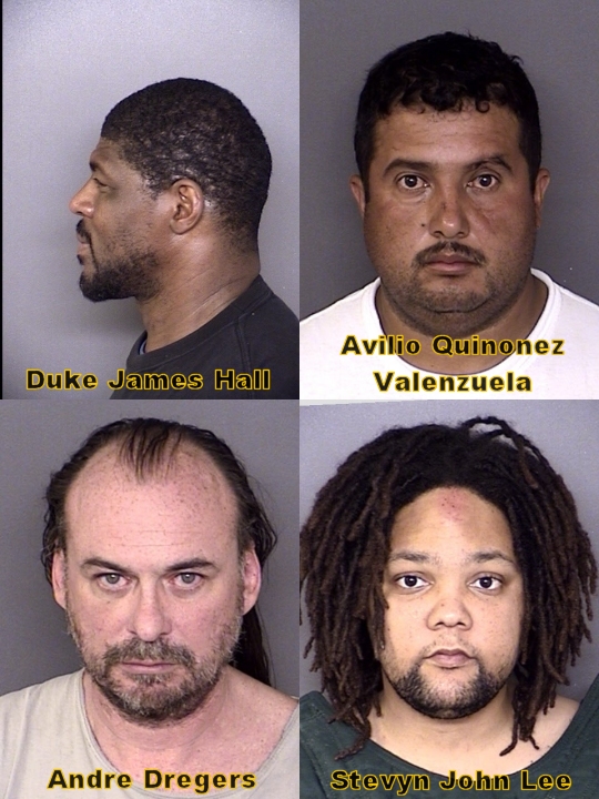 Booking photos via SMCSO.