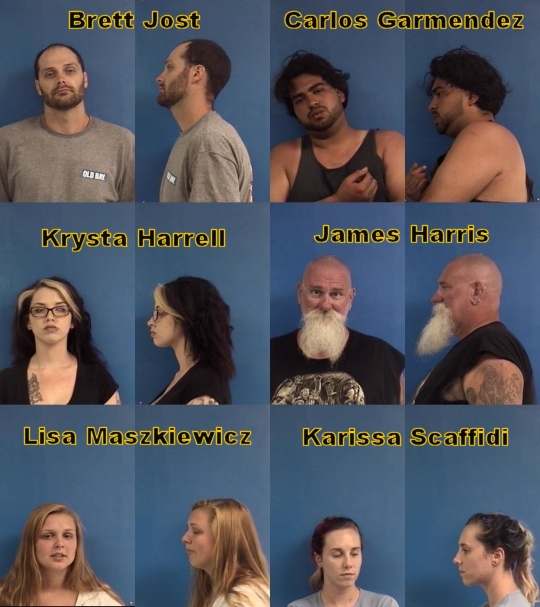 Booking photos.